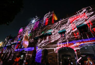 Glow México ilumina el Centro Histórico de Puebla